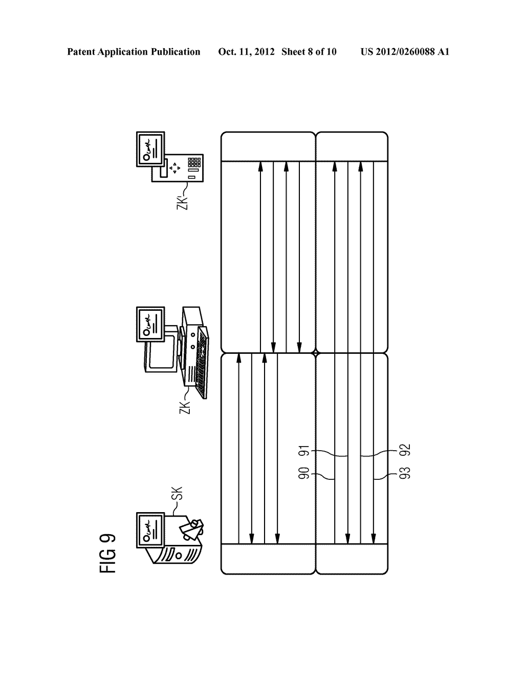 METHOD AND DEVICE FOR SECURELY TRANSMITTING DATA - diagram, schematic, and image 09