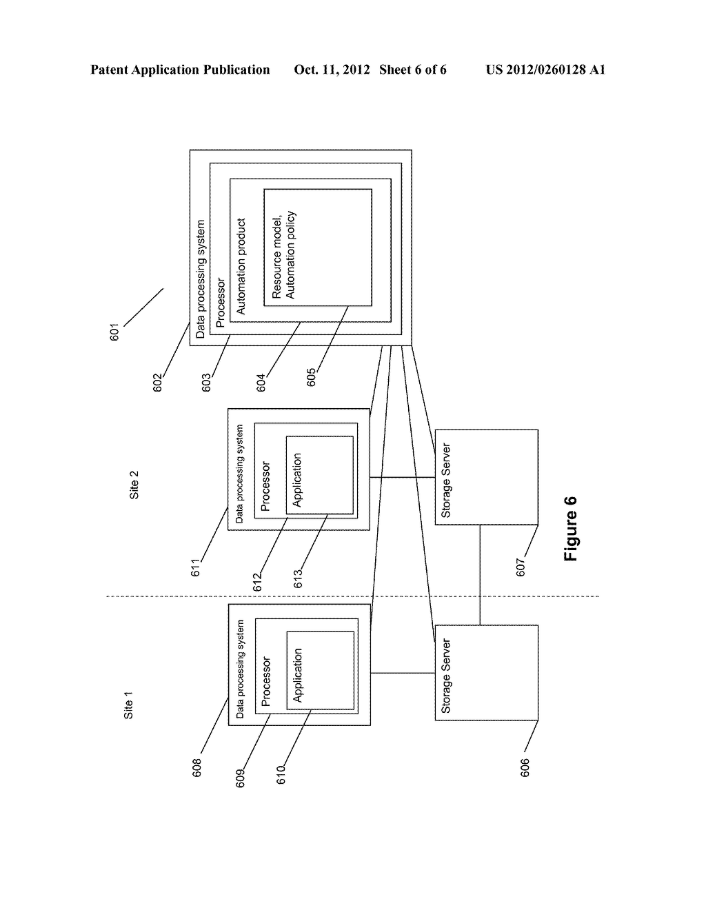 METHOD FOR CONTROLLING CHANGES OF REPLICATION DIRECTIONS IN A MULTI-SITE     DISASTER RECOVERY ENVIRONMENT FOR HIGH AVAILABLE APPLICATION - diagram, schematic, and image 07