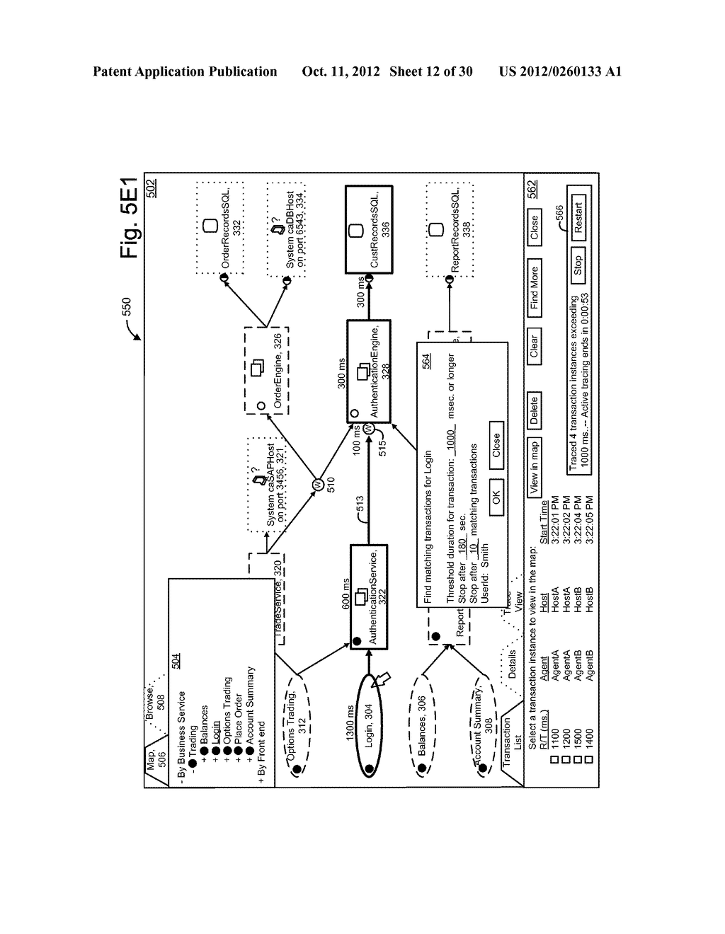 Visualizing Transaction Traces As Flows Through A Map Of Logical     Subsystems - diagram, schematic, and image 13