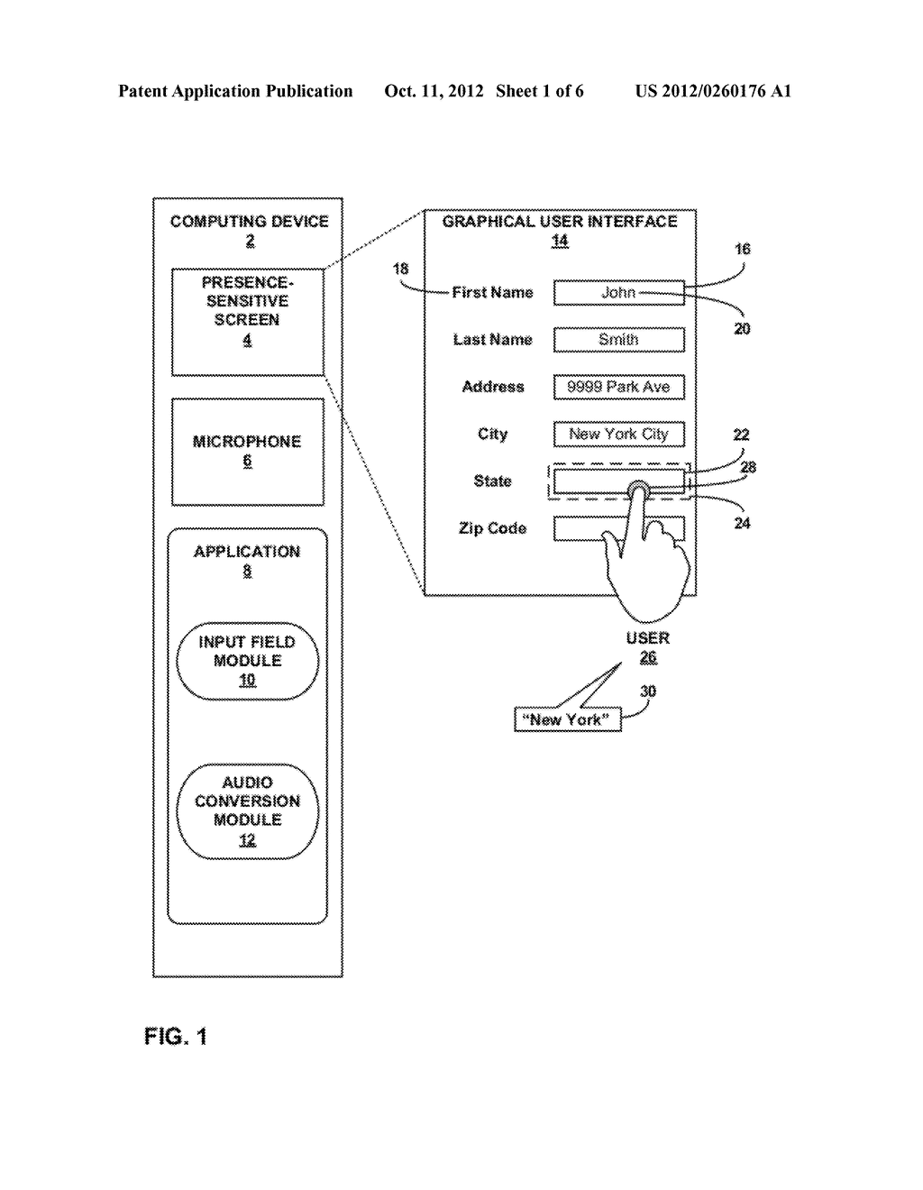 GESTURE-ACTIVATED INPUT USING AUDIO RECOGNITION - diagram, schematic, and image 02