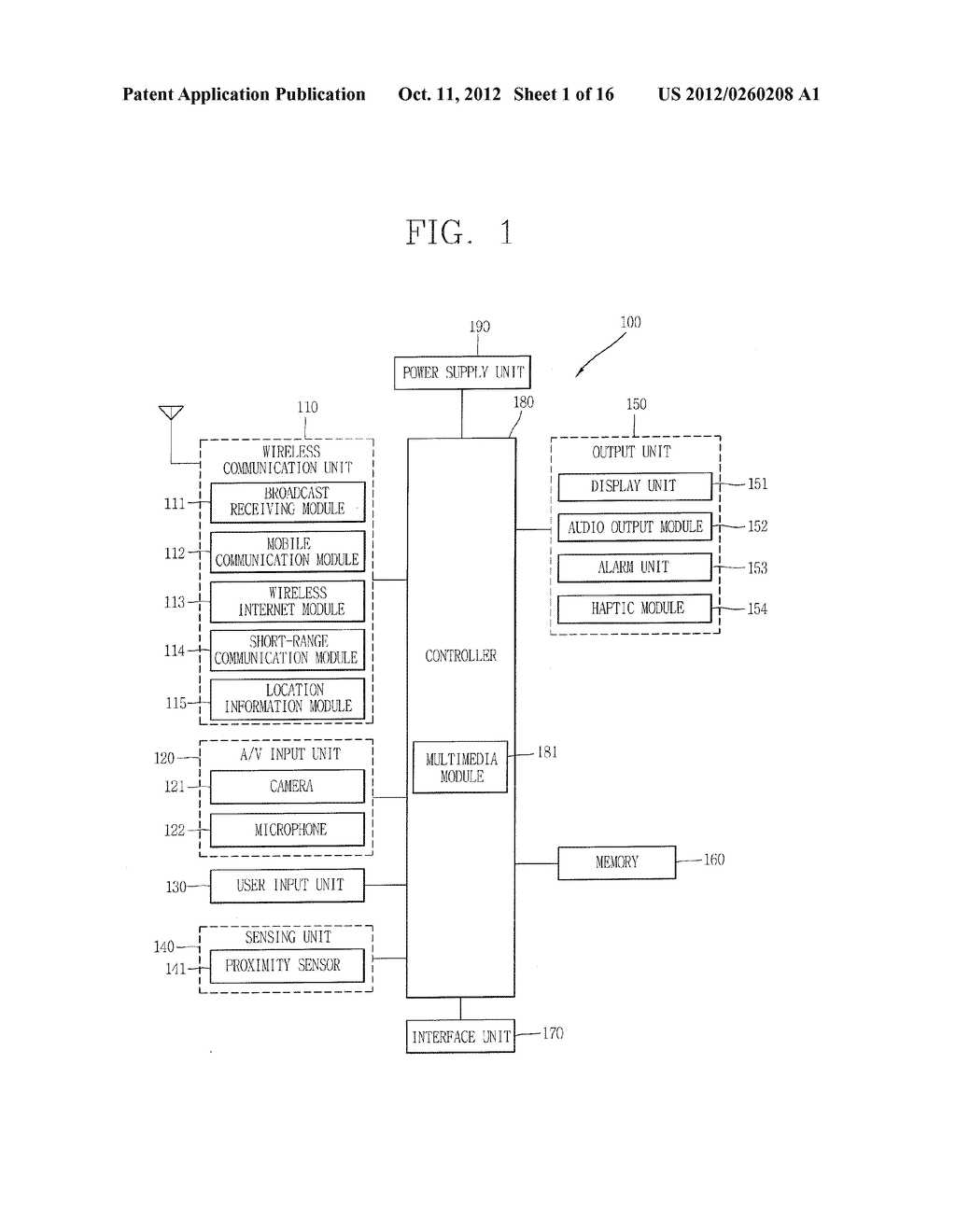 MOBILE TERMINAL AND CONTROL METHOD THEREOF - diagram, schematic, and image 02