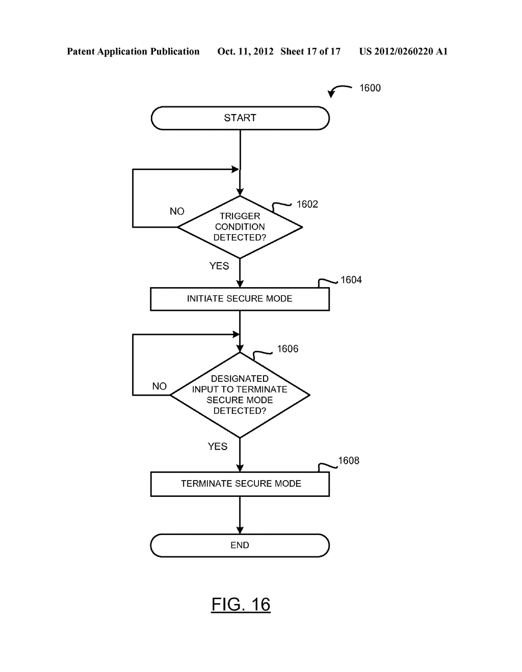 PORTABLE ELECTRONIC DEVICE HAVING GESTURE RECOGNITION AND A METHOD FOR     CONTROLLING THE SAME - diagram, schematic, and image 18