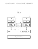 INFORMATION PROCESSING DEVICE, VIRTUAL MACHINE CREATION METHOD, AND     APPLICATION DISTRIBUTION SYSTEM diagram and image