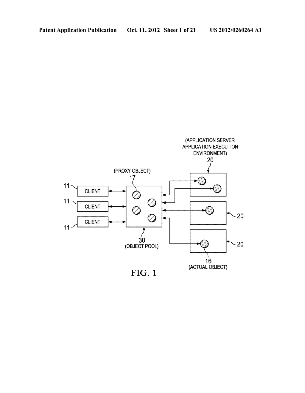 CLIENT SERVER SYSTEM AND METHOD FOR EXECUTING AN APPLICATION UTILIZING     DISTRIBUTED OBJECTS - diagram, schematic, and image 02