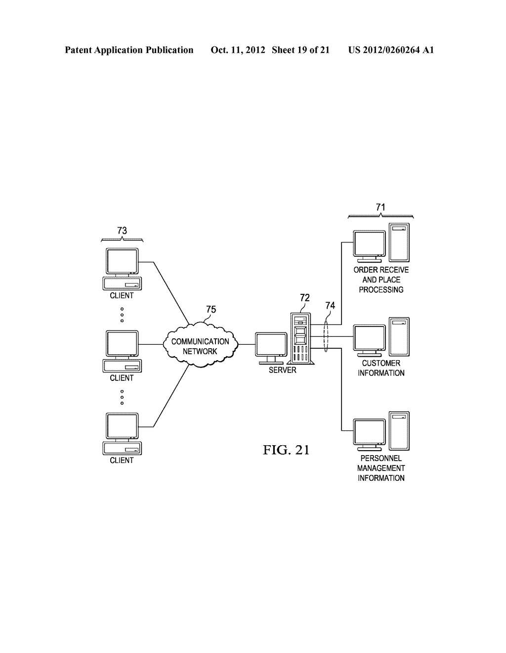 CLIENT SERVER SYSTEM AND METHOD FOR EXECUTING AN APPLICATION UTILIZING     DISTRIBUTED OBJECTS - diagram, schematic, and image 20