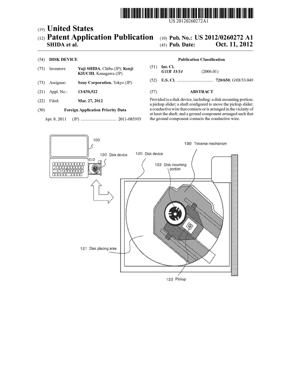 DISK DEVICE - diagram, schematic, and image 01