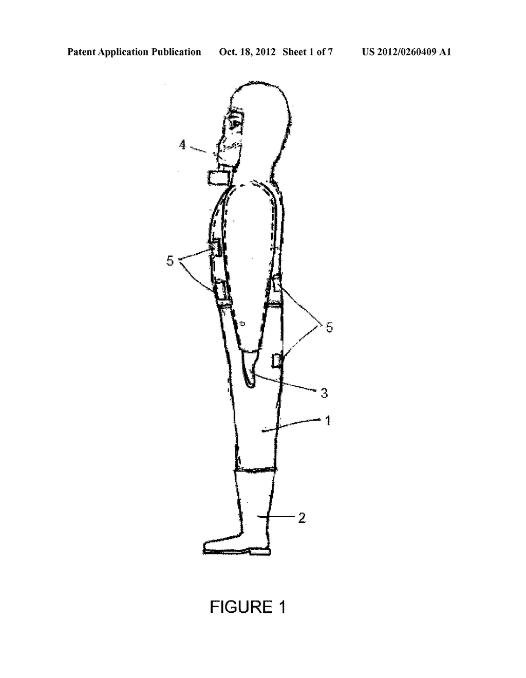 Heat protection suit - diagram, schematic, and image 02