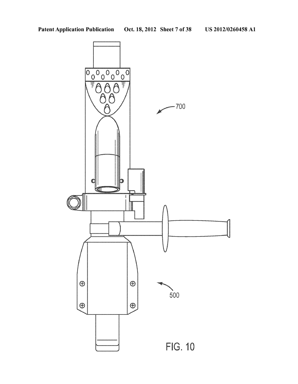 Vacuum device for capturing dust within a receptacle - diagram, schematic, and image 08