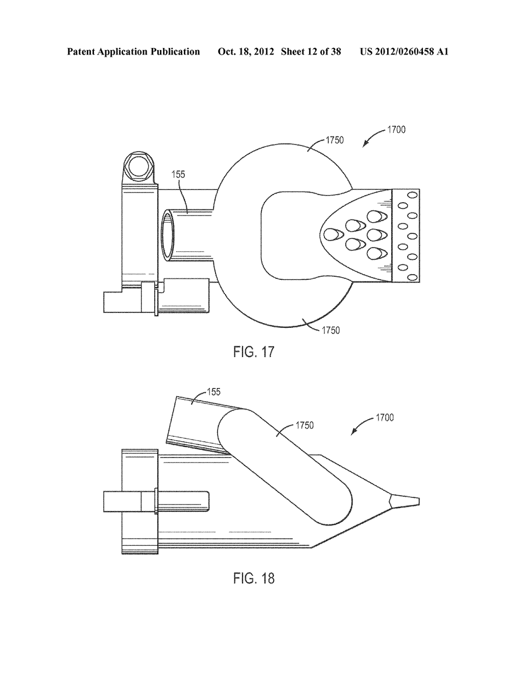 Vacuum device for capturing dust within a receptacle - diagram, schematic, and image 13