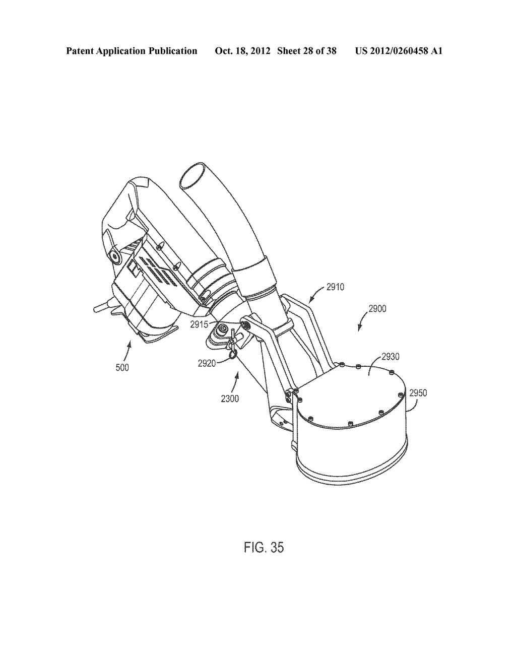 Vacuum device for capturing dust within a receptacle - diagram, schematic, and image 29