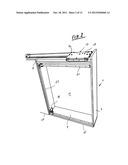 RUNNING GEAR ARRANGEMENT HAVING A GUIDE RAIL FOR A SLIDING DOOR diagram and image