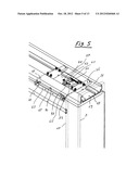 RUNNING GEAR ARRANGEMENT HAVING A GUIDE RAIL FOR A SLIDING DOOR diagram and image