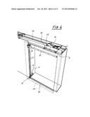 RUNNING GEAR ARRANGEMENT HAVING A GUIDE RAIL FOR A SLIDING DOOR diagram and image