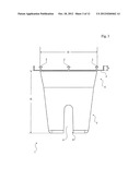 PALLET FOOT, A PALLET AND A BOX PROVIDED WITH FEET AND ALSO A METHOD FOR     ATTACHING A PALLET FOOT TO A PLATFORM diagram and image