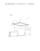 PALLET FOOT, A PALLET AND A BOX PROVIDED WITH FEET AND ALSO A METHOD FOR     ATTACHING A PALLET FOOT TO A PLATFORM diagram and image