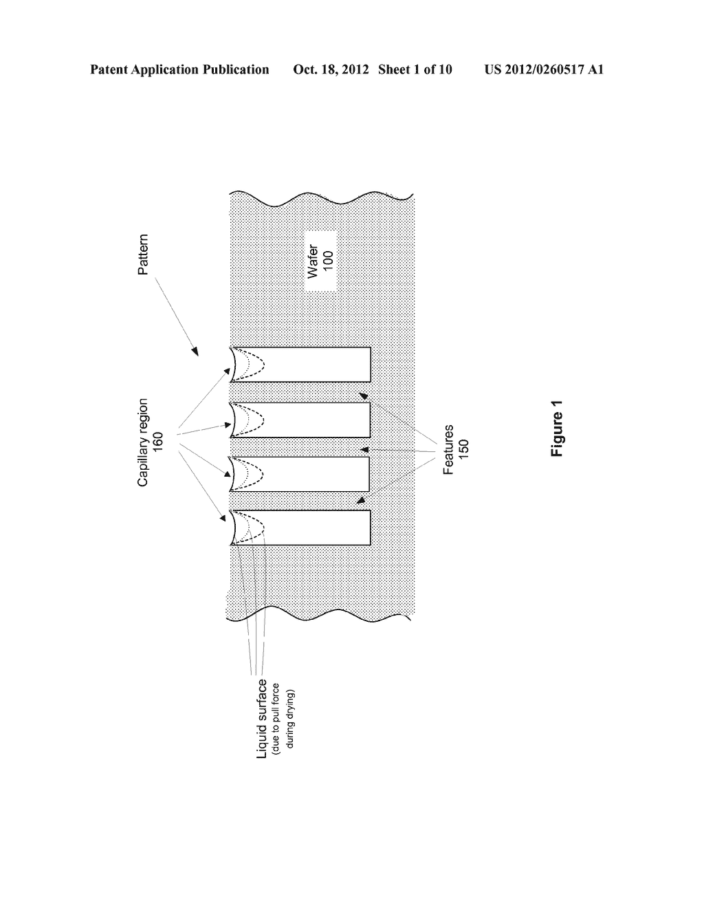 Apparatus and Method for Reducing Substrate Pattern Collapse During Drying     Operations - diagram, schematic, and image 02