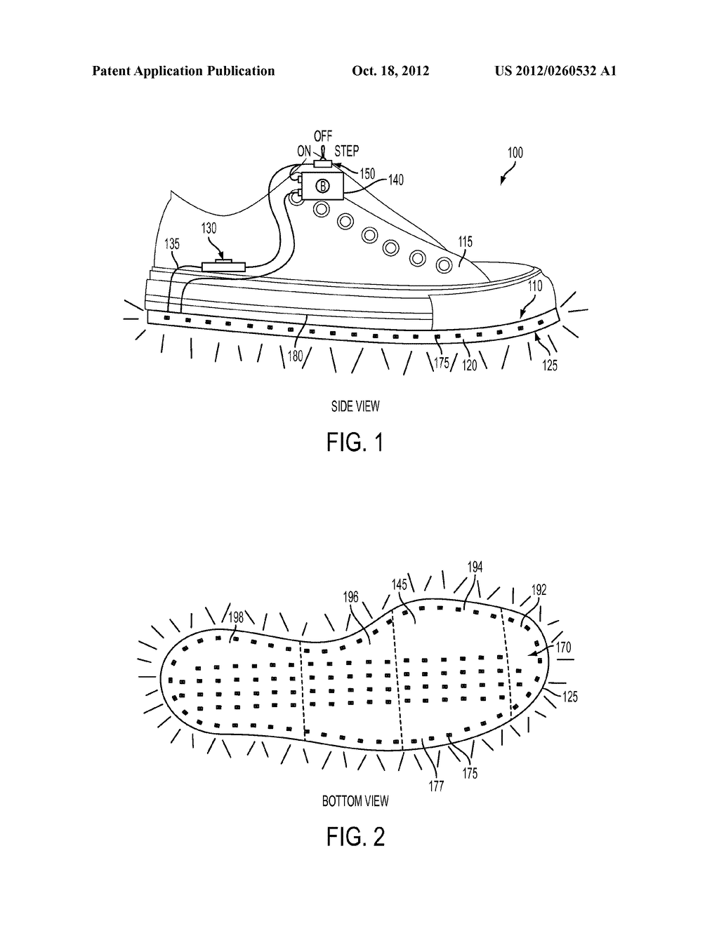 FOOTWEAR WITH ILLUMINATING SOLE - diagram, schematic, and image 02