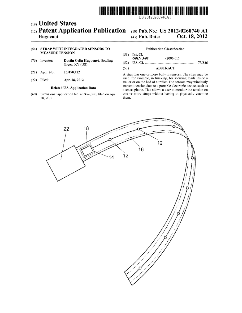 STRAP WITH INTEGRATED SENSORS TO MEASURE TENSION - diagram, schematic, and image 01