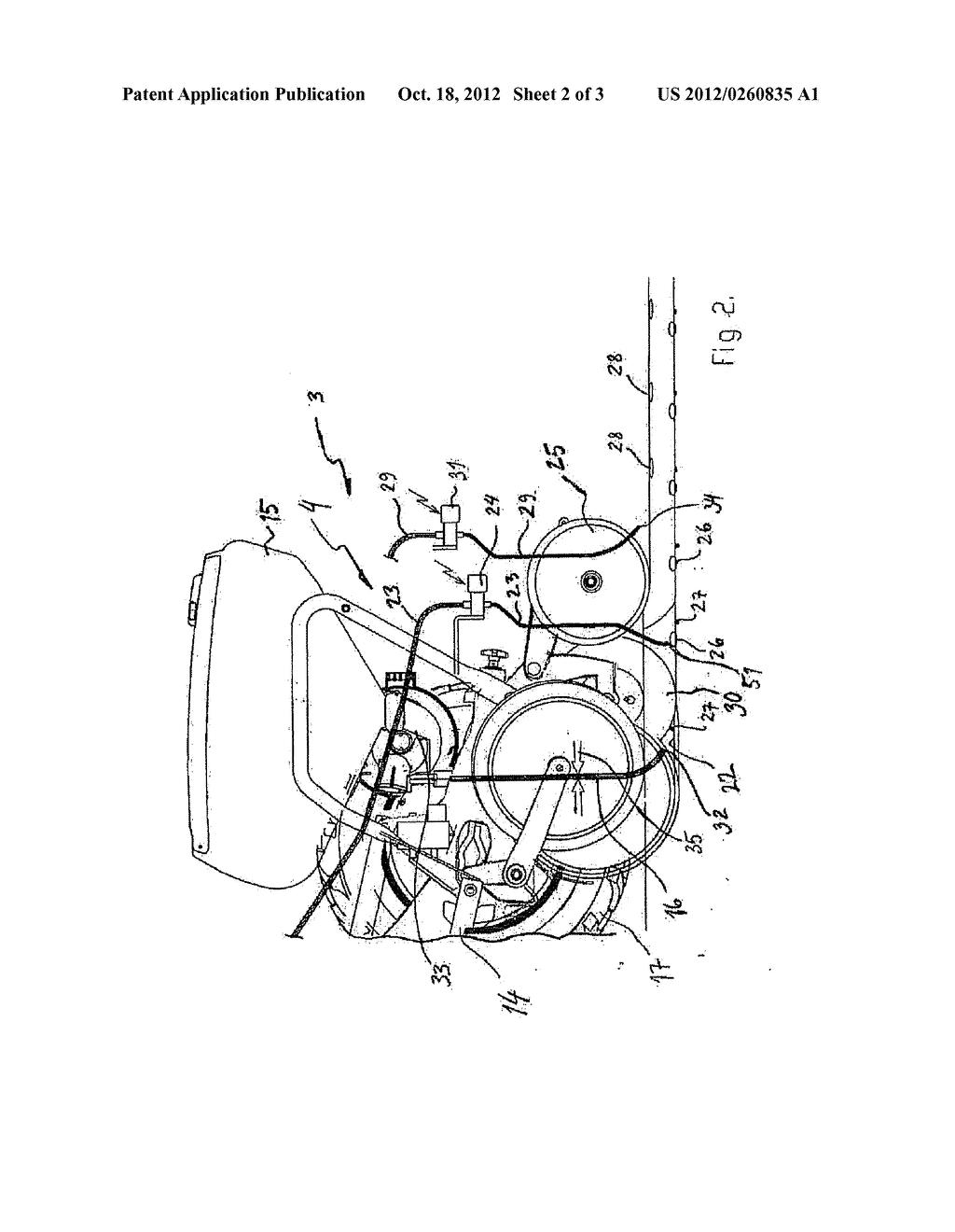 METHOD AND DEVICE AT A PLANTER OR A SEED DRILL - diagram, schematic, and image 03