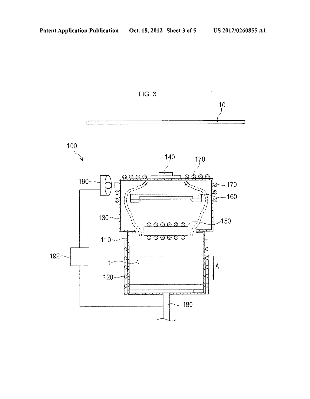 DEPOSITING APPARATUS FOR FORMING THIN FILM - diagram, schematic, and image 04