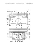 Piston for an internal combustion engine diagram and image