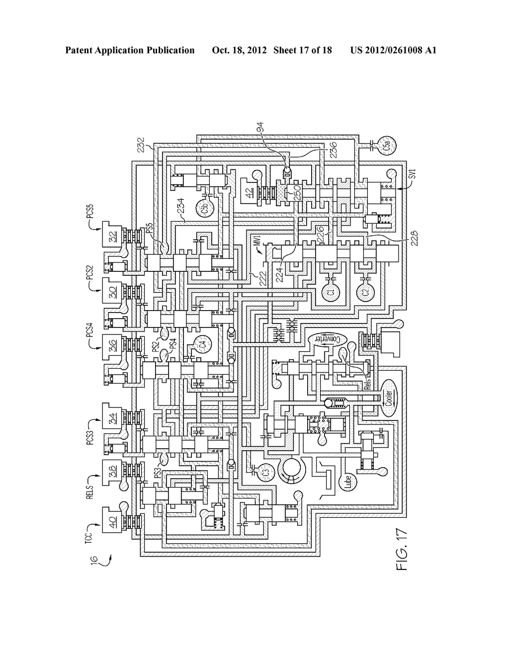 MANUAL VALVE CONTROL FOR MULTI-SPEED PLANETARY TRANSMISSION - diagram, schematic, and image 18