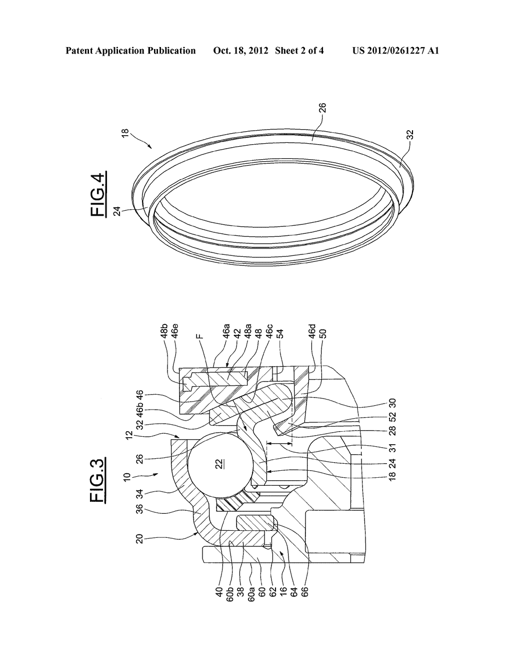 Clutch-Release Bearing Device including a Wear Ring - diagram, schematic, and image 03