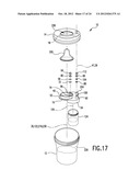 Drinking Cup with Lid and Flow Control Element diagram and image