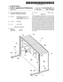 Sea-land shipping comtainer slideout conversion system diagram and image