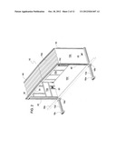 Sea-land shipping comtainer slideout conversion system diagram and image