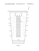 Insulated Container with Debossed Overwrap diagram and image