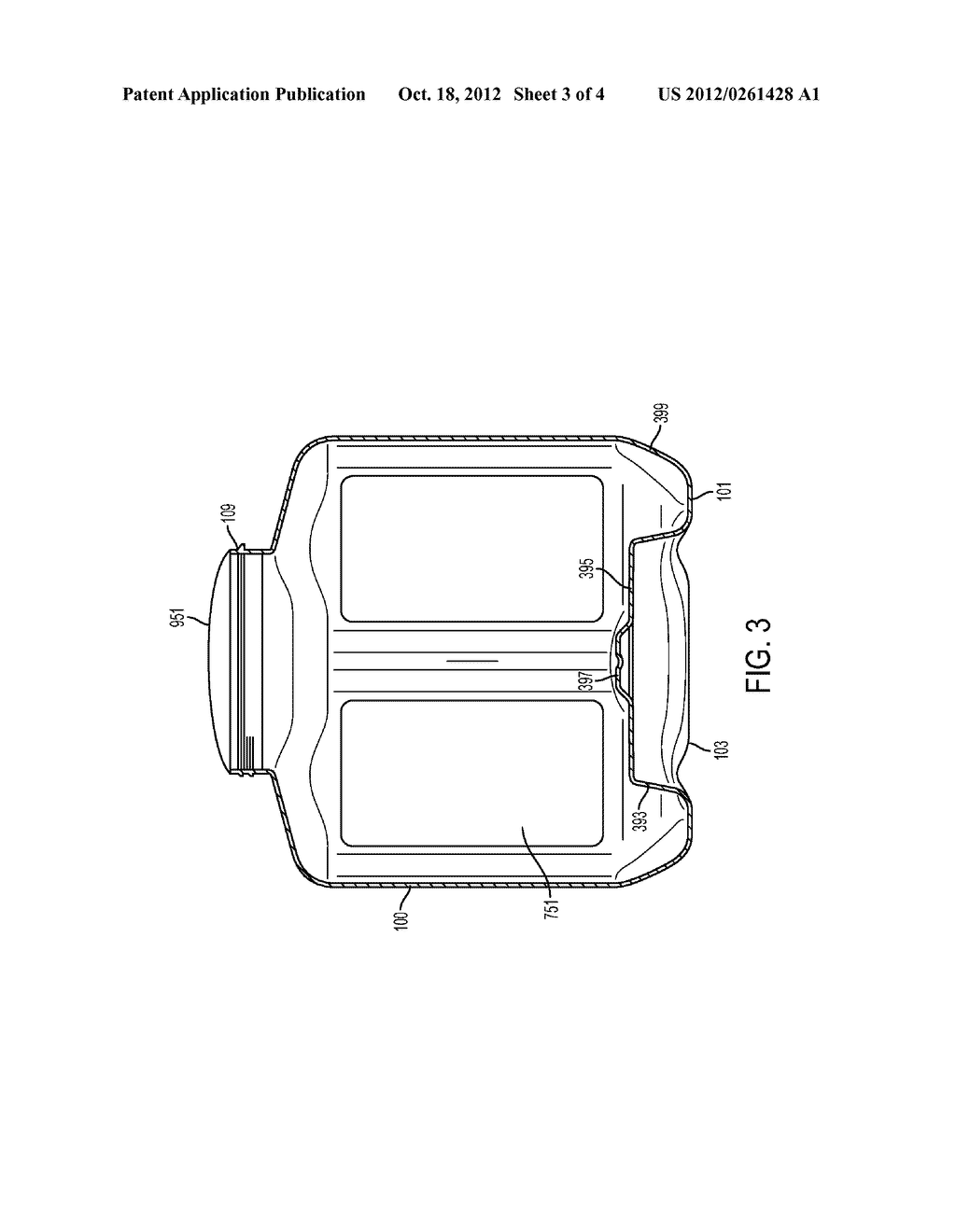 Blow Mold Tool with Retractable Base Portion - diagram, schematic, and image 04