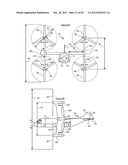 Aircraft with Wings and Movable Propellers diagram and image