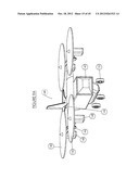 Aircraft with Wings and Movable Propellers diagram and image