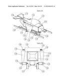 Aircraft with Wings and Movable Propellers diagram and image