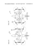 Aircraft with Wings and Movable Propellers diagram and image