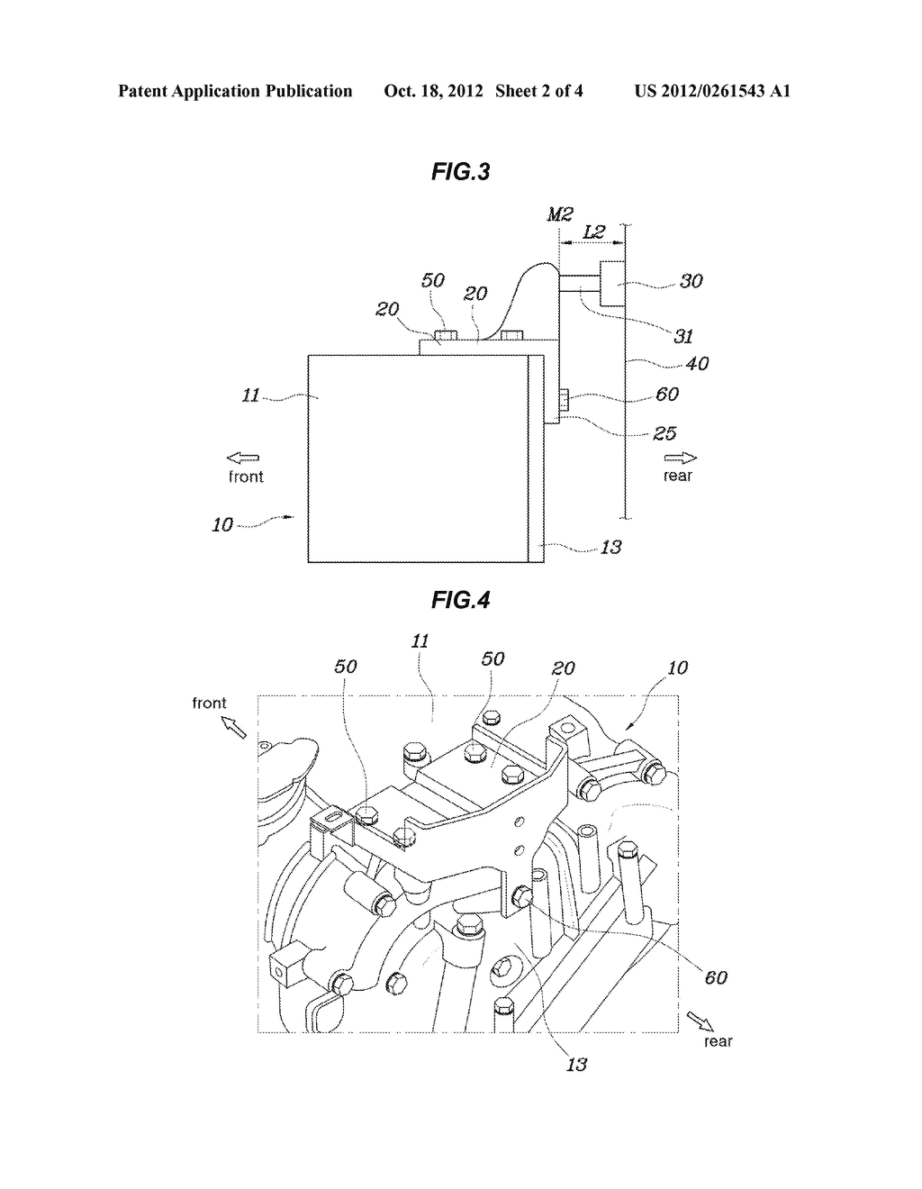 STRUCTURE FOR MOUNTING TRANSMISSION TO VEHICLE BODY AND BRACKET FOR     MOUNTING TRANSMISSION TO VEHICLE BODY - diagram, schematic, and image 03