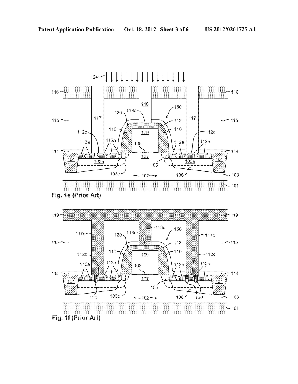 Stabilized Metal Silicides in Silicon-Germanium Regions of Transistor     Elements - diagram, schematic, and image 04