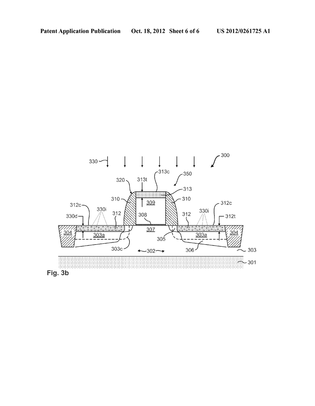 Stabilized Metal Silicides in Silicon-Germanium Regions of Transistor     Elements - diagram, schematic, and image 07