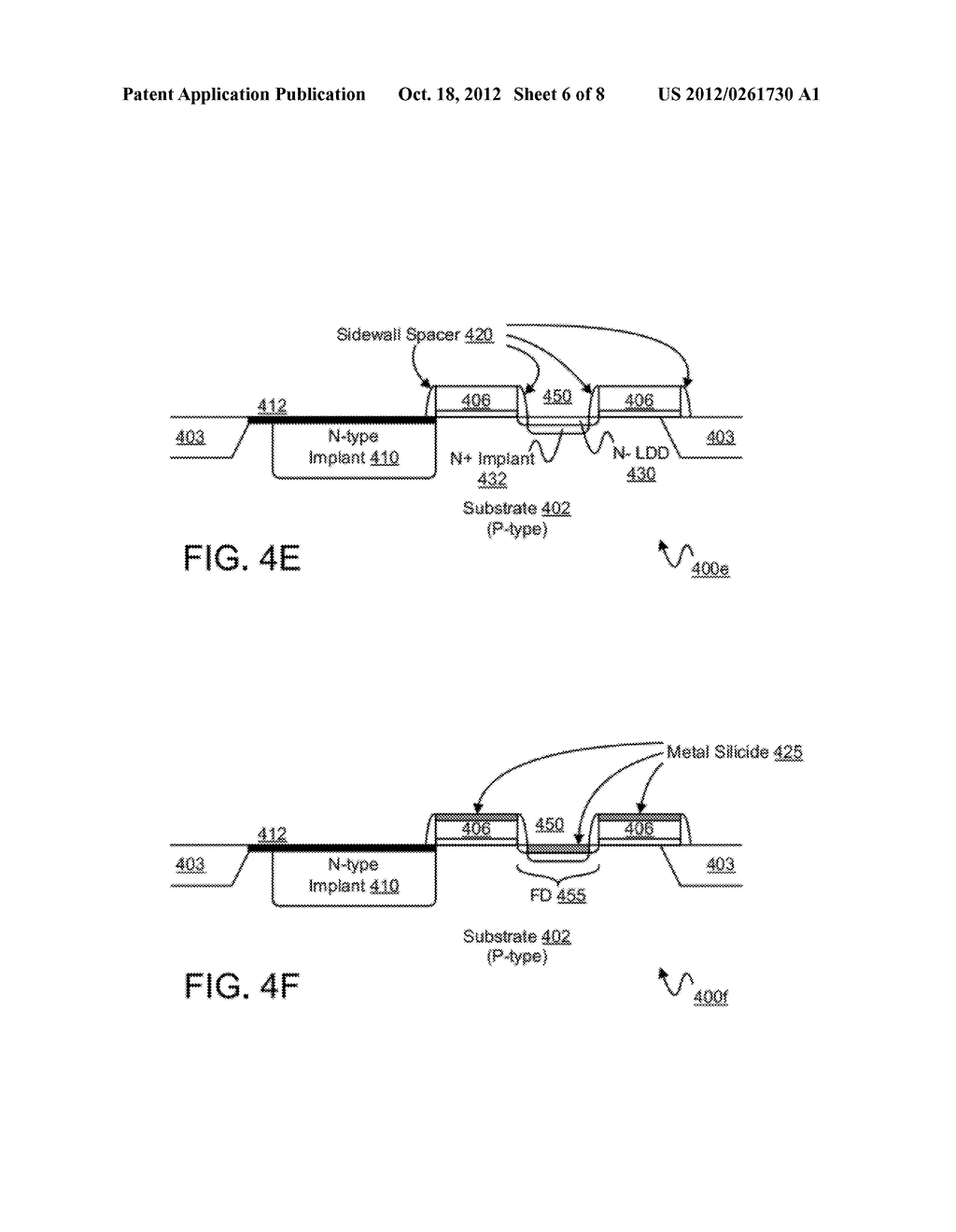 FLOATING DIFFUSION STRUCTURE FOR AN IMAGE SENSOR - diagram, schematic, and image 07