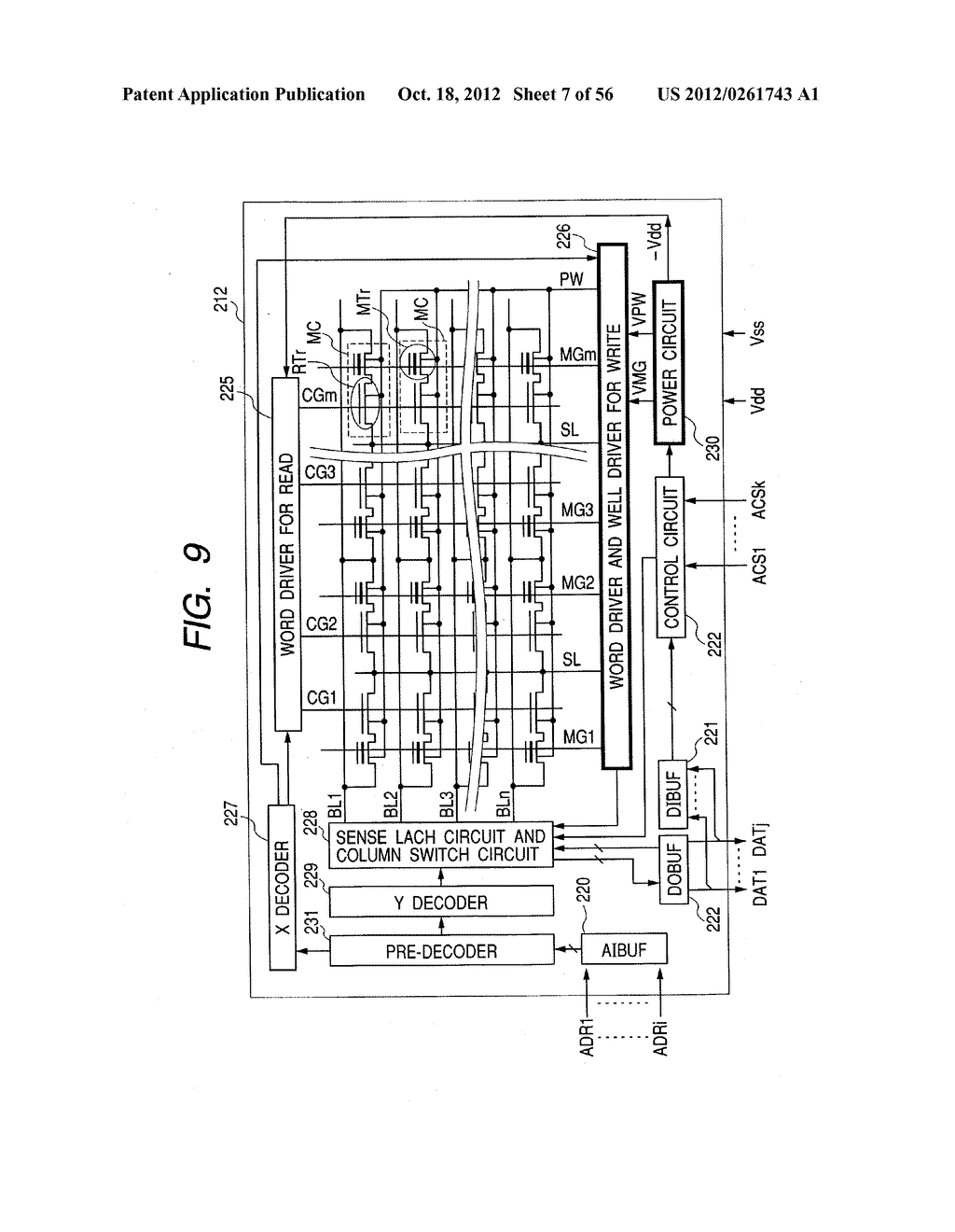 SEMICONDUCTOR INTEGRATED CIRCUIT DEVICE AND A METHOD OF MANUFACTURING THE     SAME - diagram, schematic, and image 08