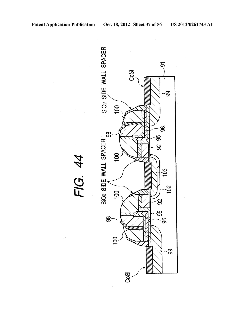 SEMICONDUCTOR INTEGRATED CIRCUIT DEVICE AND A METHOD OF MANUFACTURING THE     SAME - diagram, schematic, and image 38