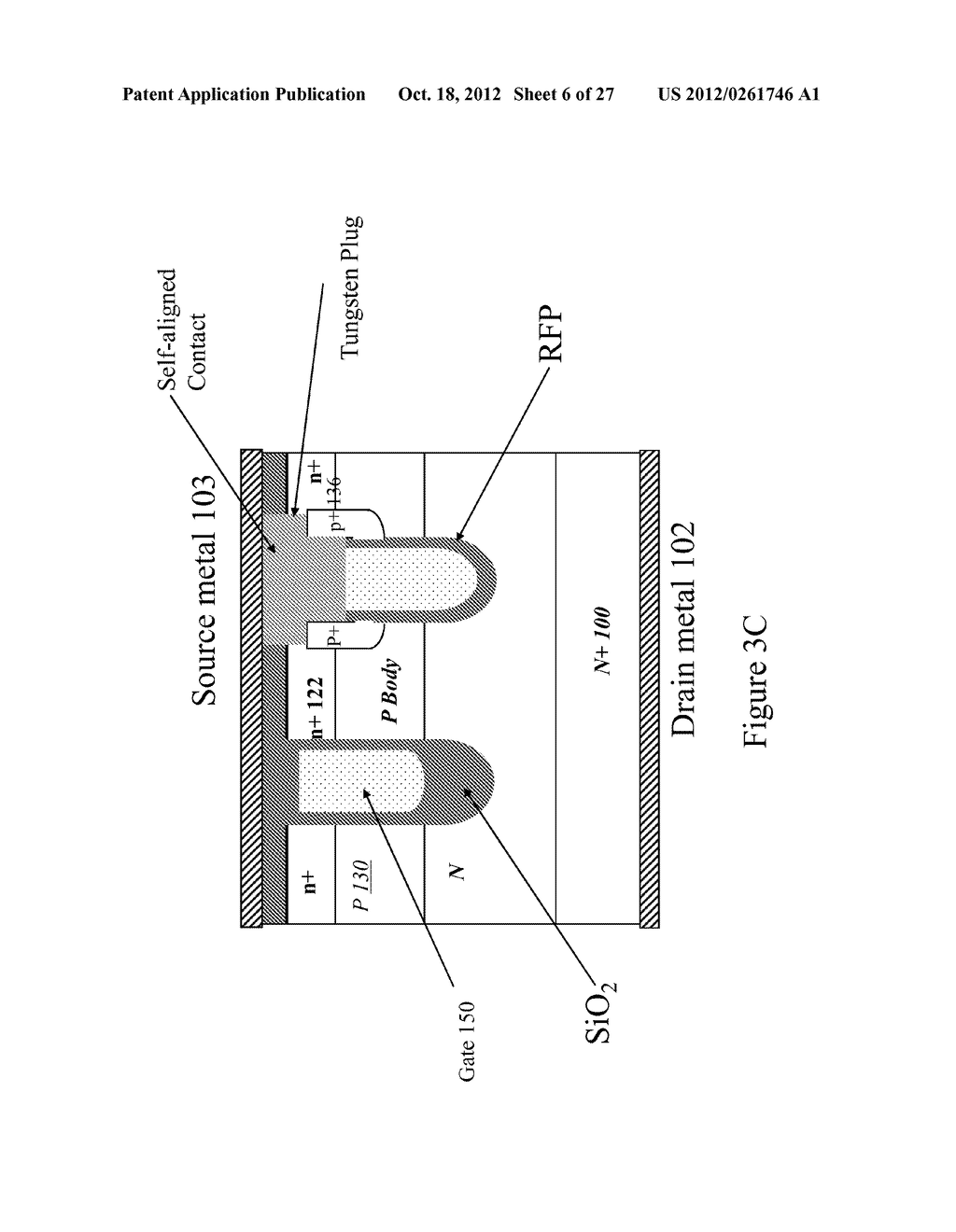 Double-Trench Vertical Devices and Methods with Self-Alignment Between     Gate and Body Contact - diagram, schematic, and image 07