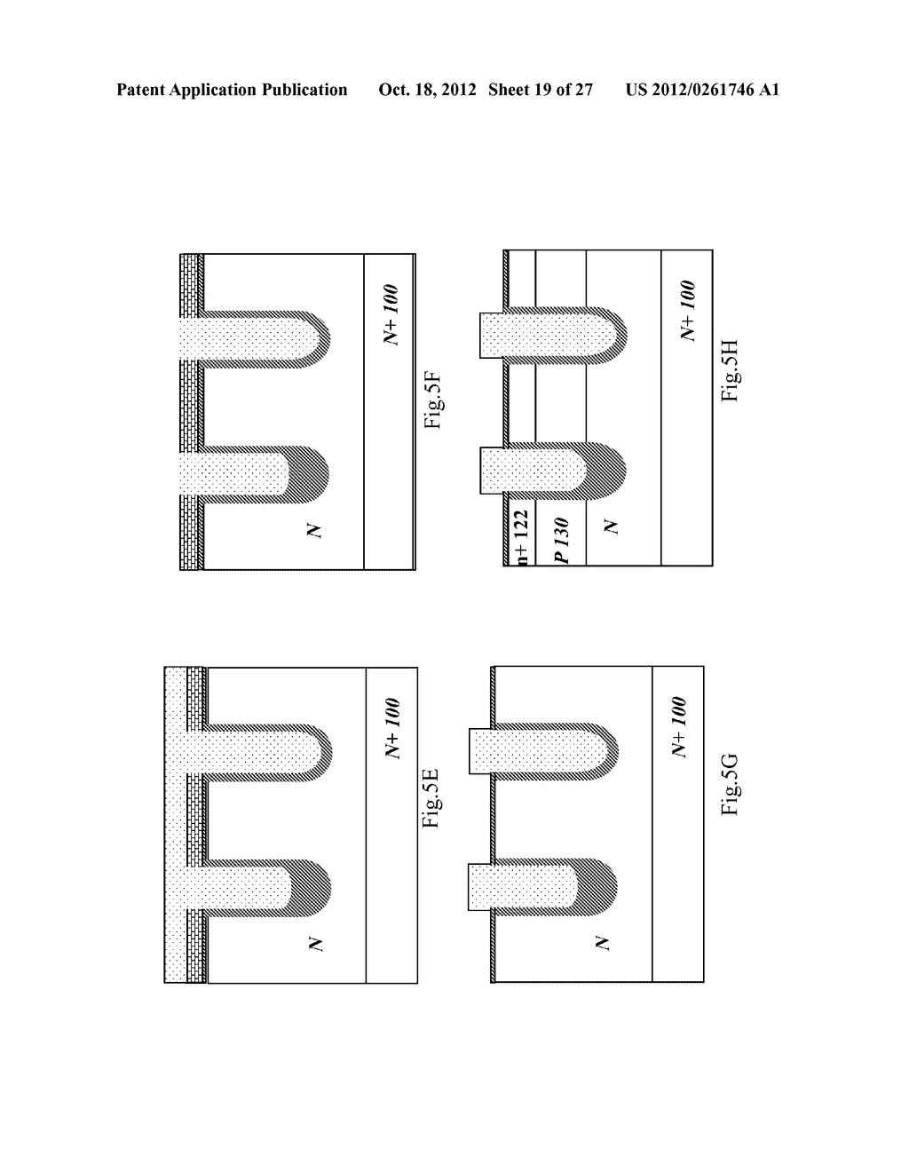 Double-Trench Vertical Devices and Methods with Self-Alignment Between     Gate and Body Contact - diagram, schematic, and image 20