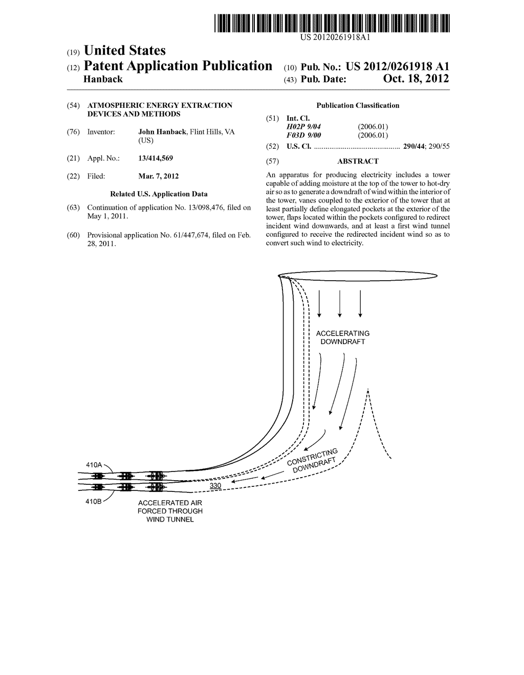 ATMOSPHERIC ENERGY EXTRACTION DEVICES AND METHODS - diagram, schematic, and image 01