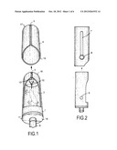 Fishing lure retrieving apparatus diagram and image