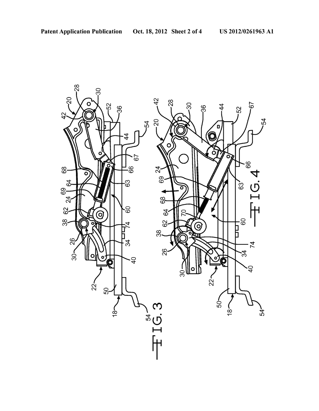 Vehicle Seat with a Pivotably Connected Linking Member - diagram, schematic, and image 03