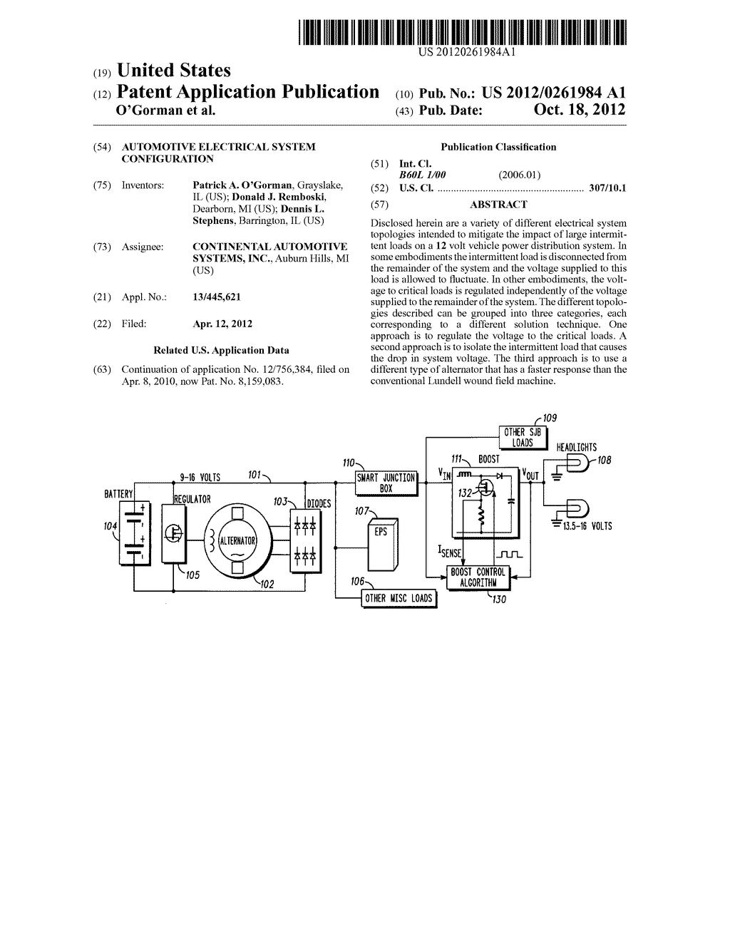 Automotive Electrical System Configuration - diagram, schematic, and image 01