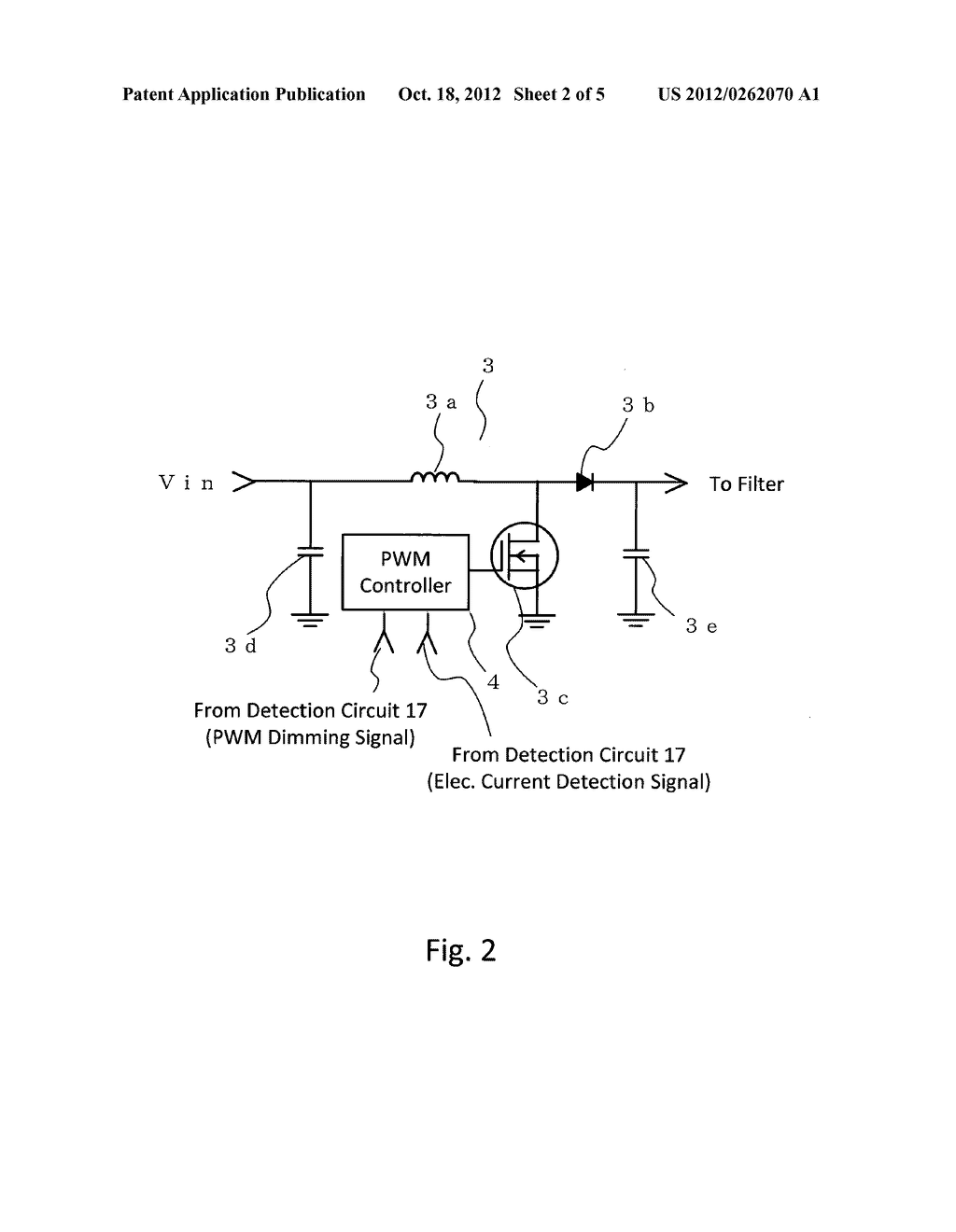 LIGHT EMITTING ELEMENT DRIVE DEVICE - diagram, schematic, and image 03