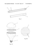 Lighting fixture with replaceable light source diagram and image